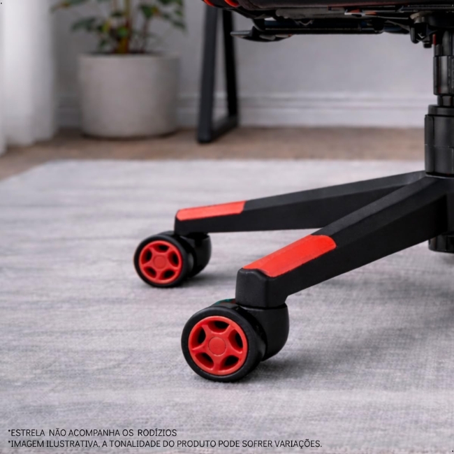Bộ 5 bánh xe cho ghế chơi game và ghế văn phòng, có chốt tiêu chuẩn 11mm, bánh xe PU chống trầy xước, xoay 360° và dễ dàng lắp đặt: CB12 - $hienthicat